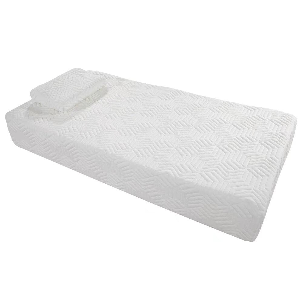 10 3 Layers Cool Medium High Softness Mattress 2 Pillows Twin