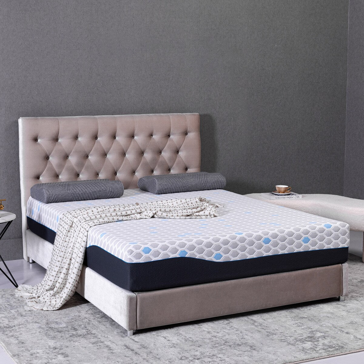 10 Inch Full Size Memory Foam Mattress, Mattress in A Box, Gel Memory Foam Infused Bamboo Charcoal