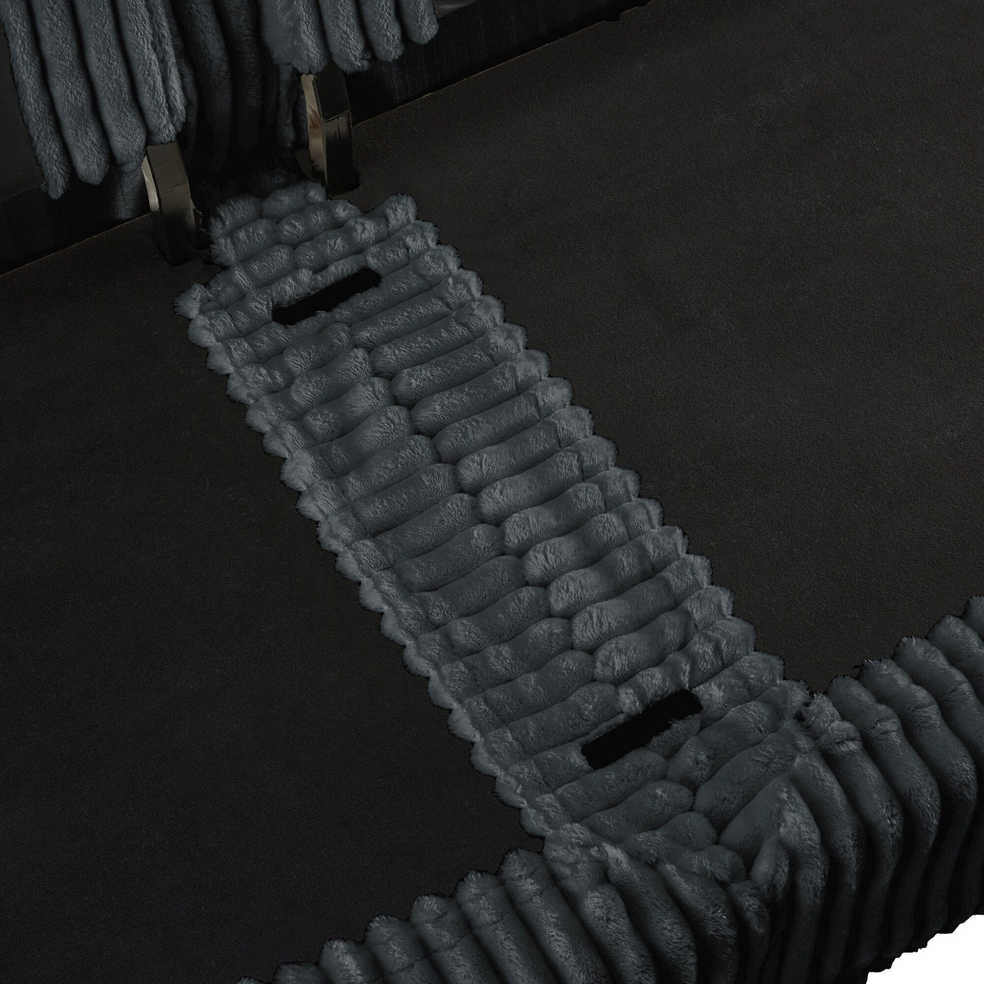 109.8 Corduroy Armless 3-Seater Sofa for living room and bedroom