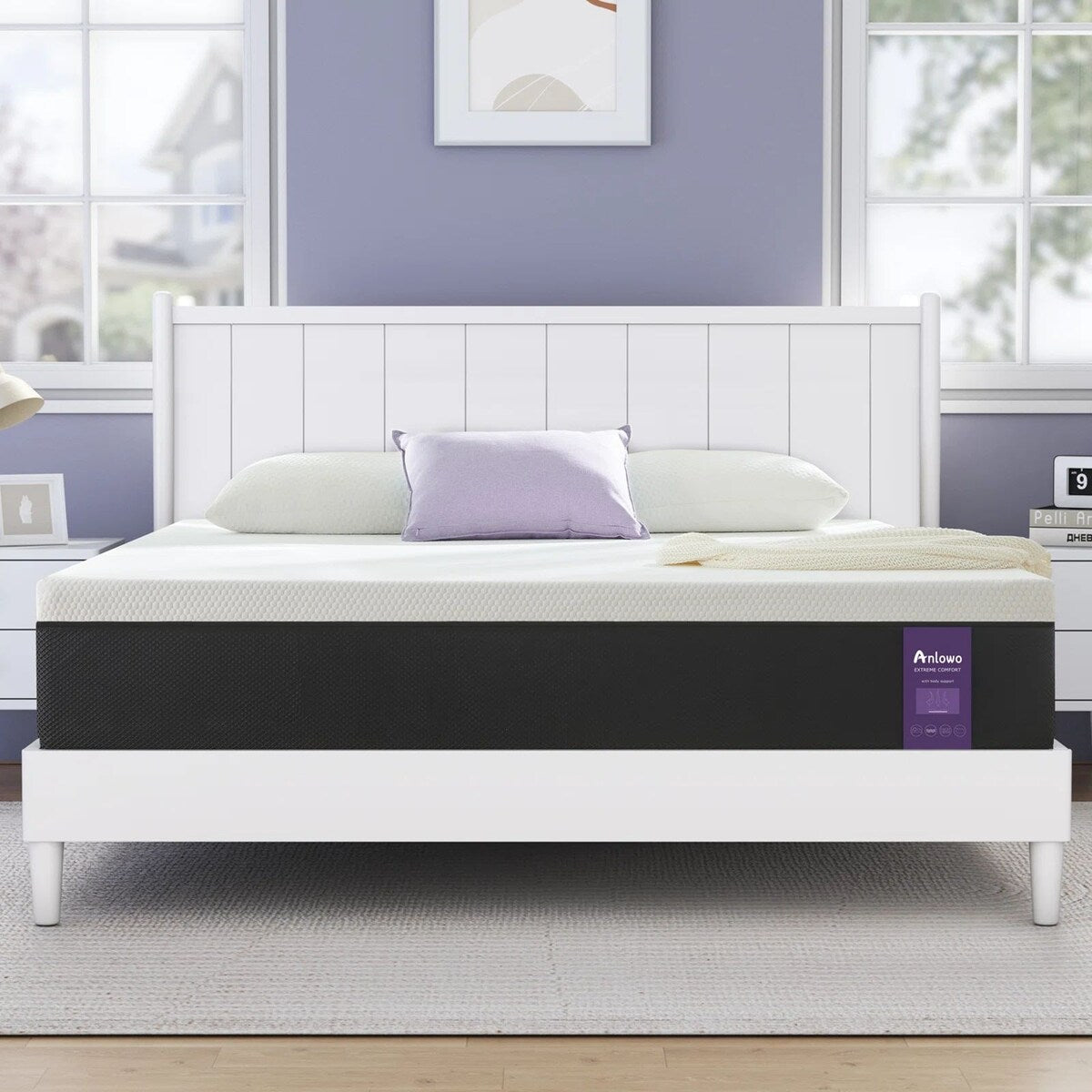 10 No-Noise Medium Memory Foam Mattress Infused Ge
