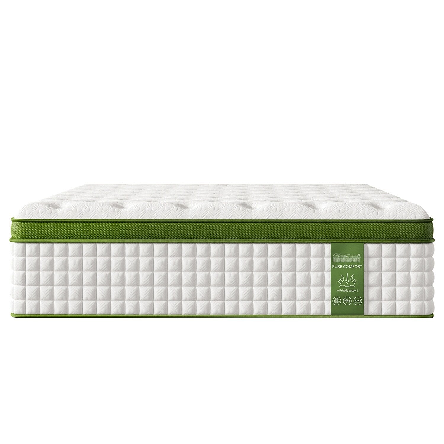 12 Hybrid Mattress with Gel Memory Foam & Pocket Springs