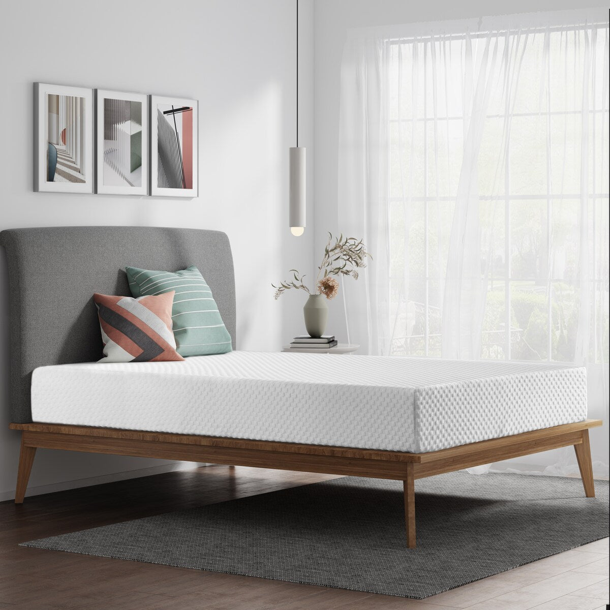10 Inches Gel Memory Foam Mattress, Medium Comfort