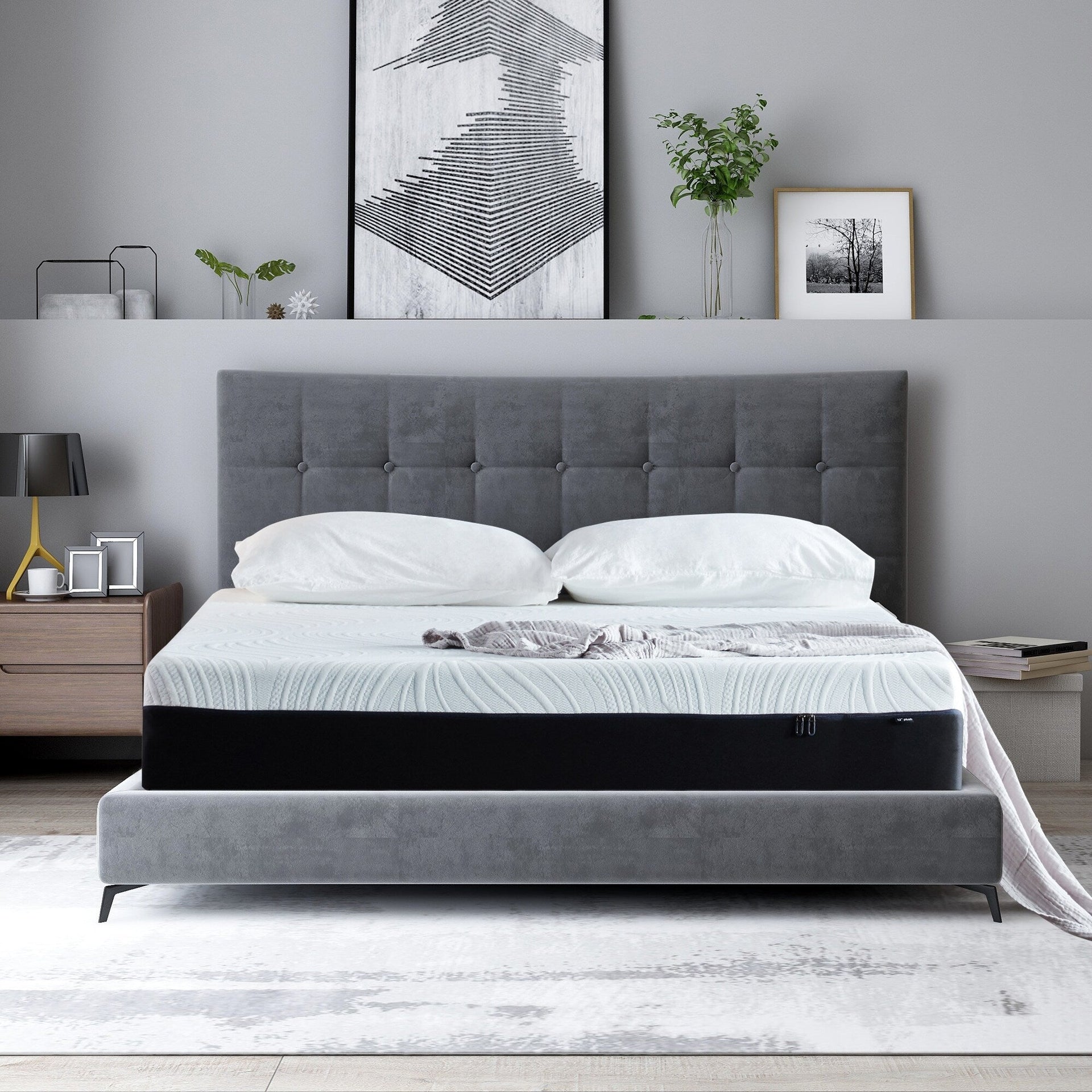 10 Inches Gel Memory Foam Mattress, Medium Comfort