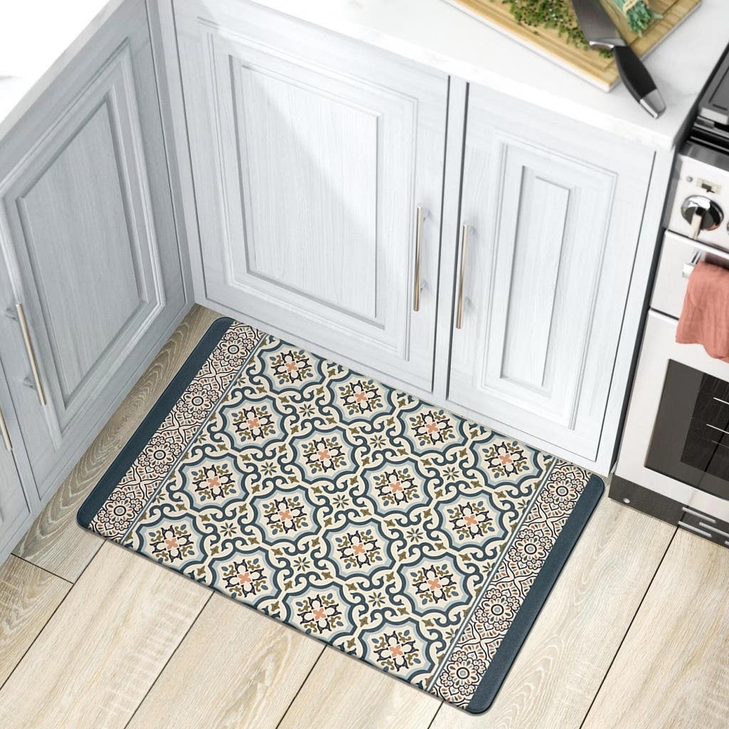 World Rug Gallery Kitchen Durable Anti Fatigue Standing Mat
