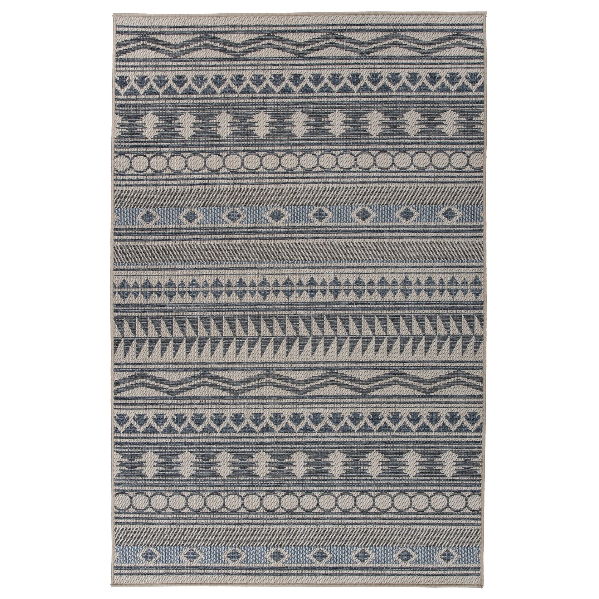 World Rug Gallery Modern Bohemian Global Indoor/Outdoor Area Rug