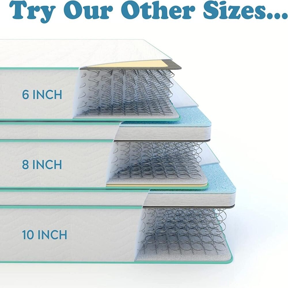 10-Inch Cool Gel Memory Foam Innerspring Hybrid Mattress
