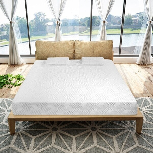10 Traditional Firm 2 Layers Softness Mattress with 2 Pillows Set
