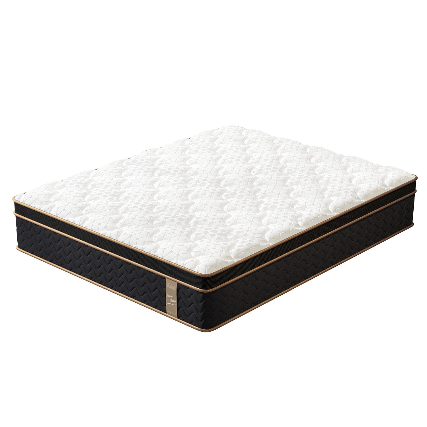 10 Twin Plush Hybrid Mattresses with Encased Coils&Gel Memory Foam,Fiberglass-Free,Motion Isolation-Edge Support