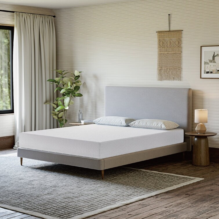 10'' Medium Gel Memory Foam Mattress Infused with Green Tea