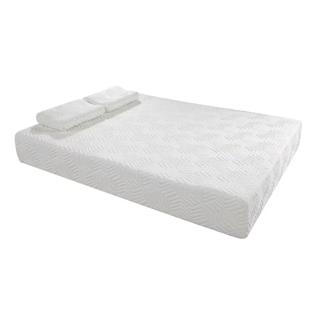 12 3 Layers Cool Medium High Softness Mattress 2 Pillows Queen