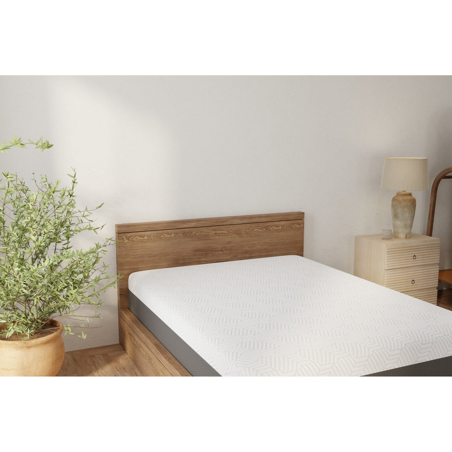 12 Inch Queen Soft Mattress With Cooling Cover