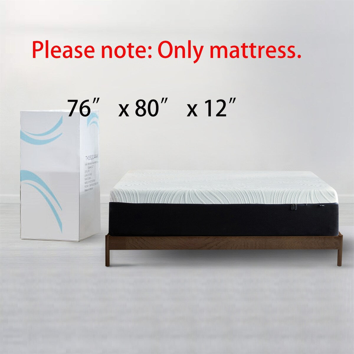 12 Inches Gel Memory Foam Mattress (King) - Plush, Cooling Mattress