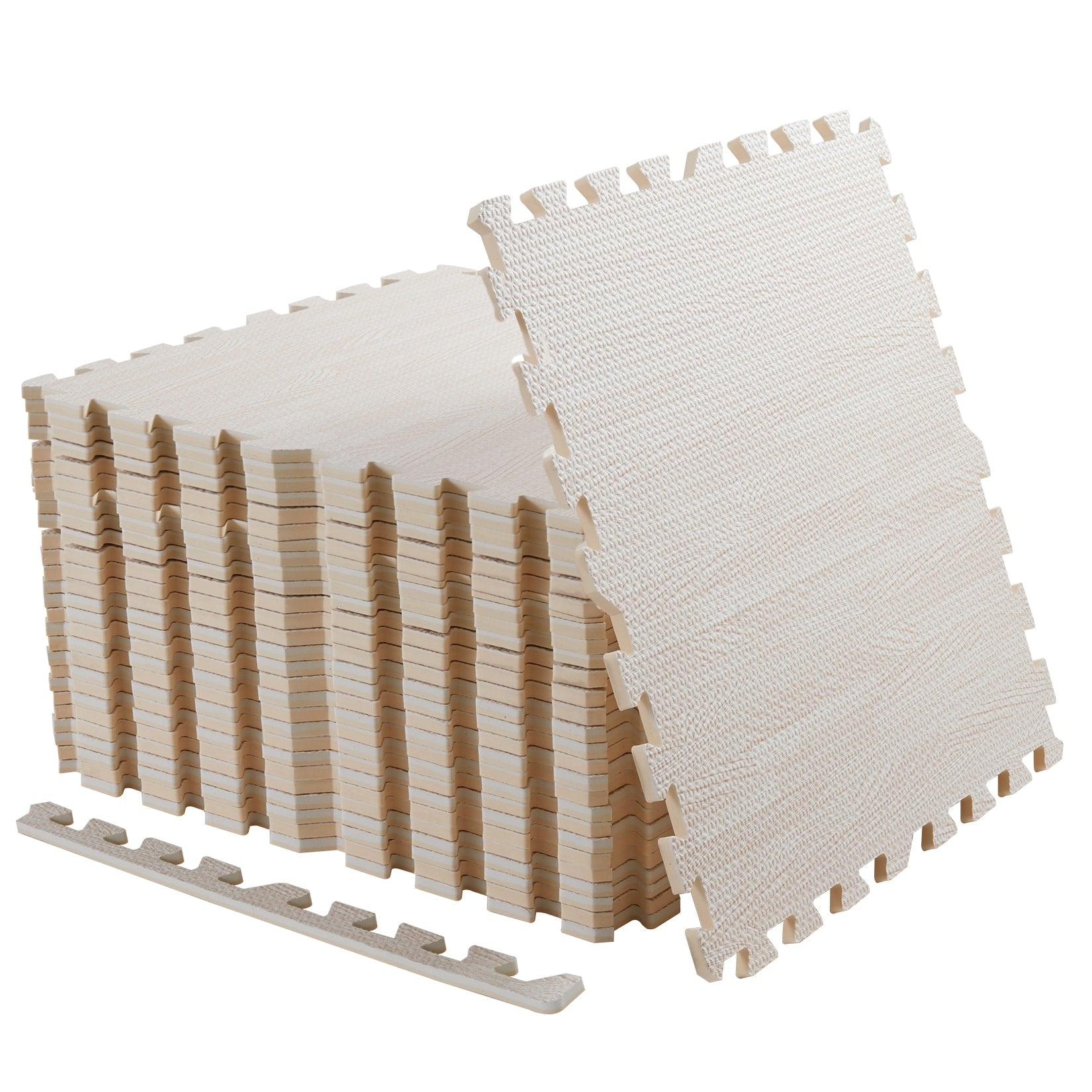 12 Tiles Gym Foam Puzzle Floor Tiles 24x24 Interlocking Floor Mats 48sq.ft