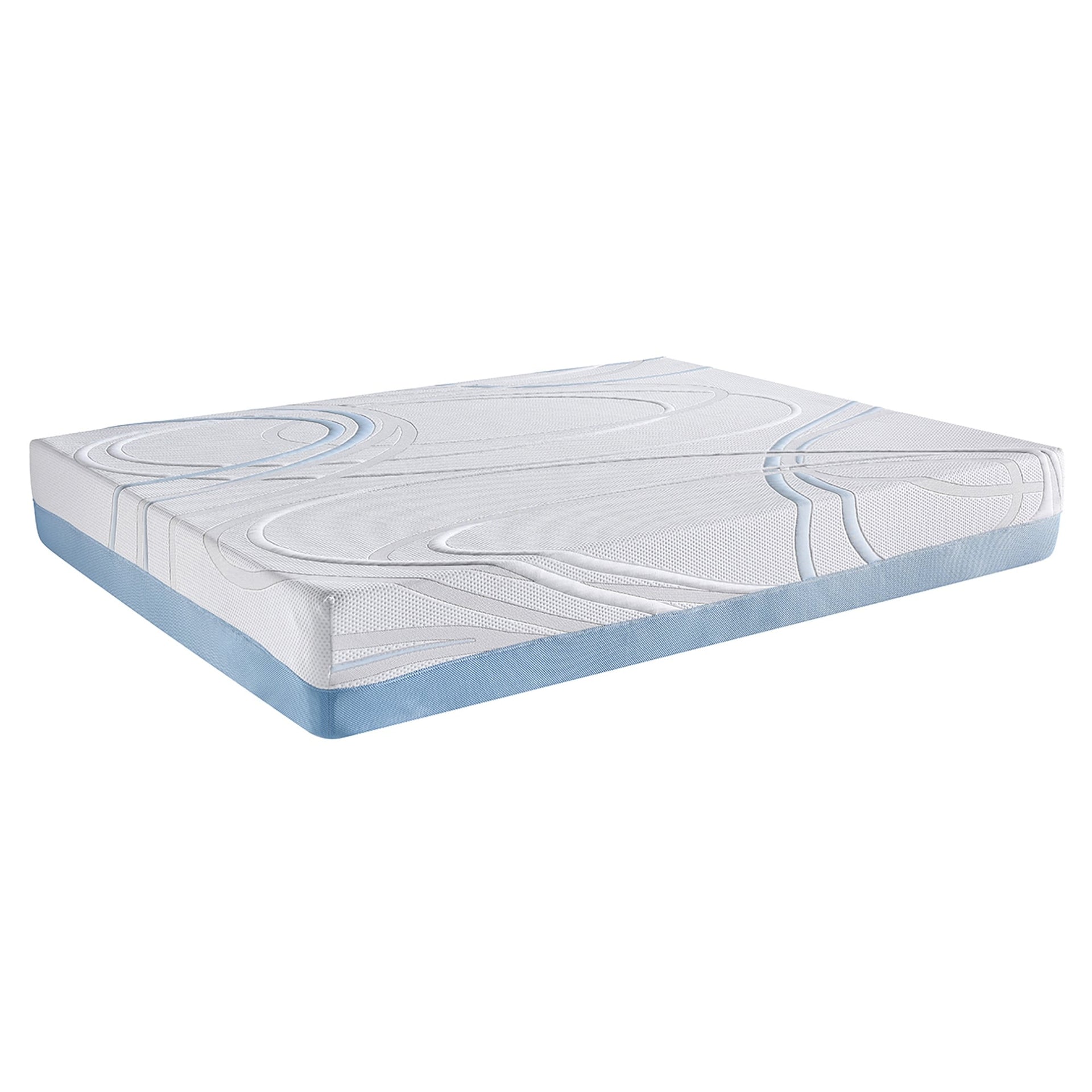 12 in. Charcogel Memory Foam Queen Mattress