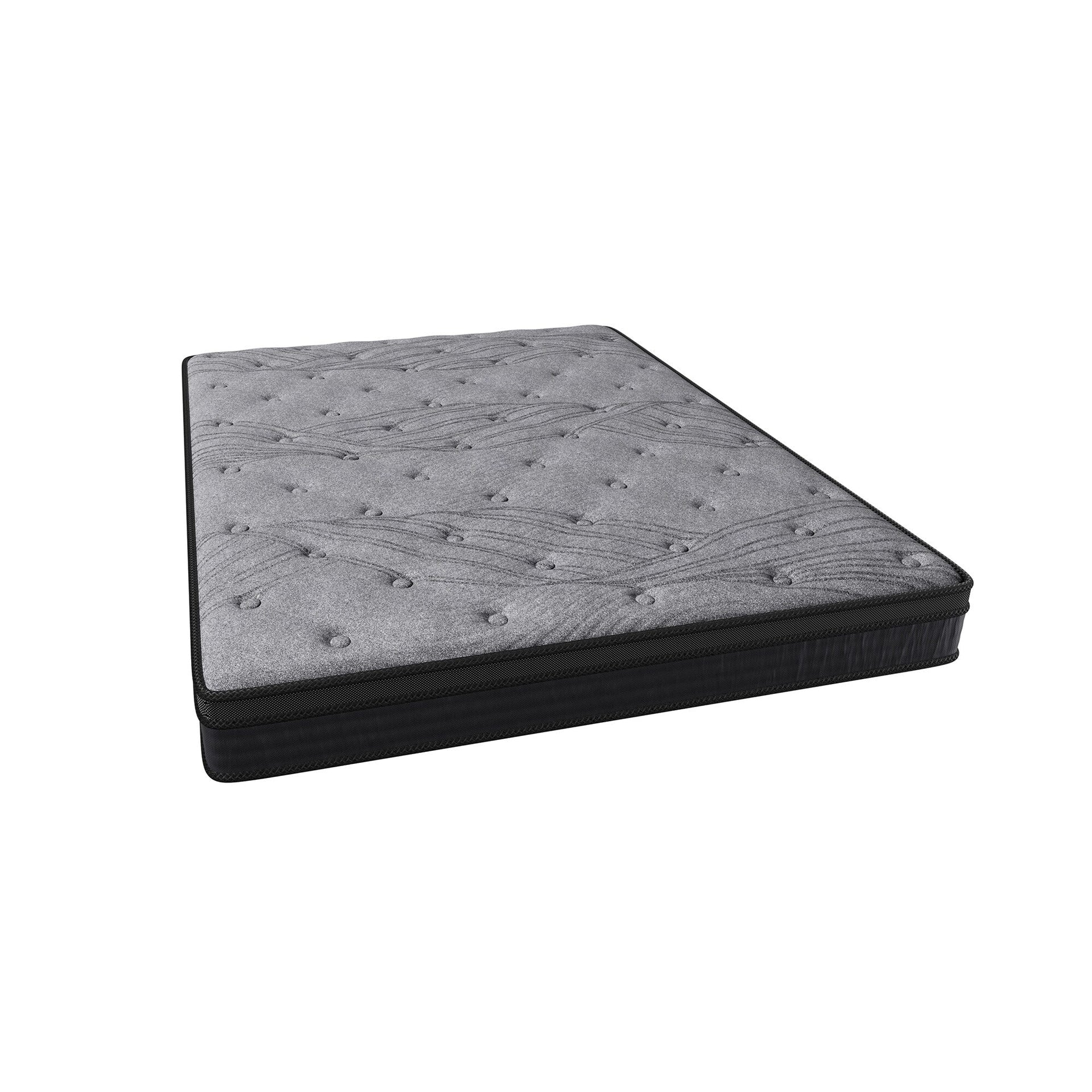 12 in. Pocket Coil Mattress with High-Density Foam