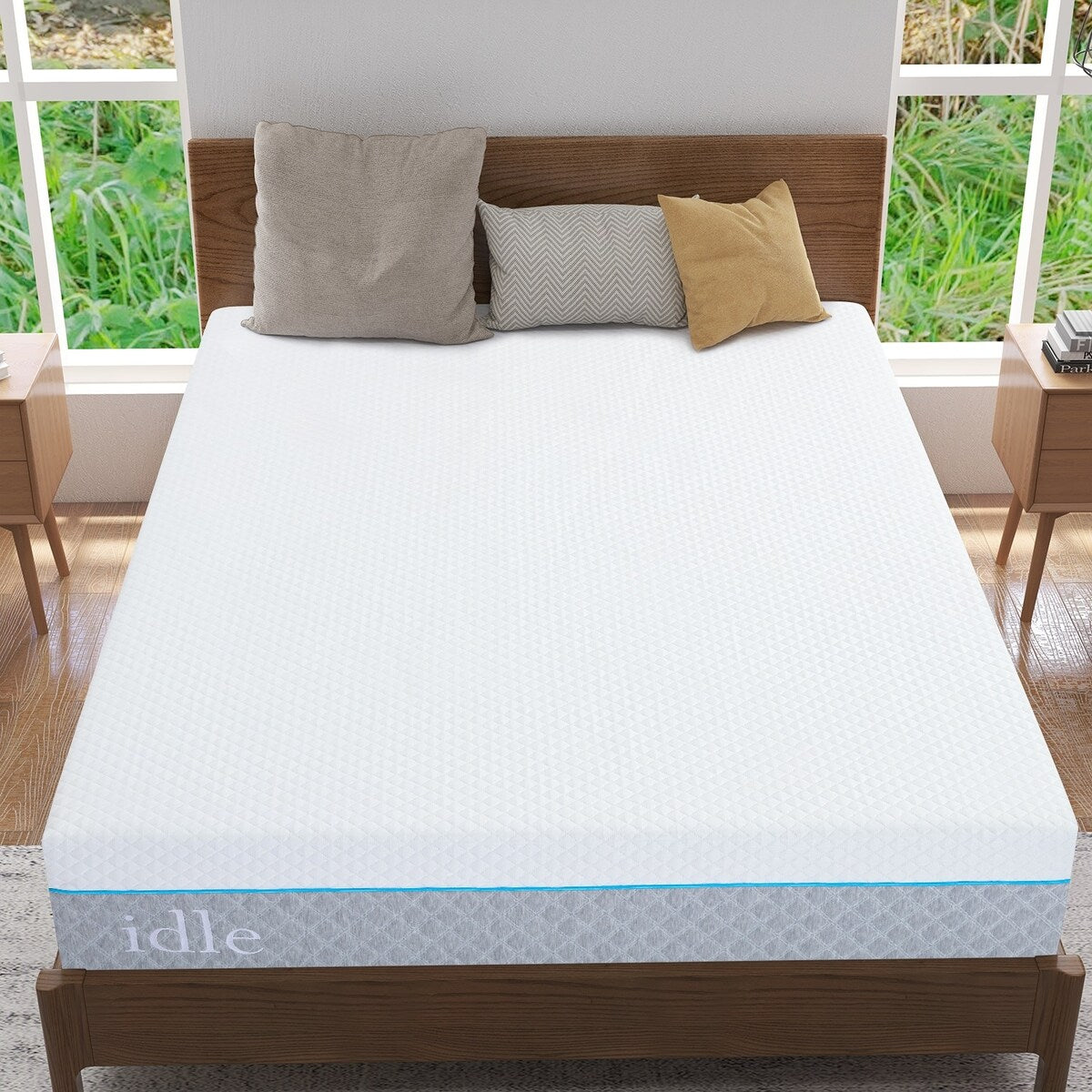 12 inch Gel Memory Foam Mattress, Cooling Medium Feel Bed Mattress in a Box, CertiPUR-US