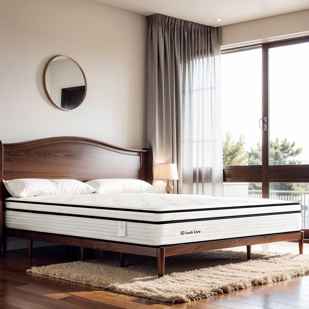 12 inch Medium Euro Top Gel Memory Foam Independent Bagged Spring Mattress in a Box