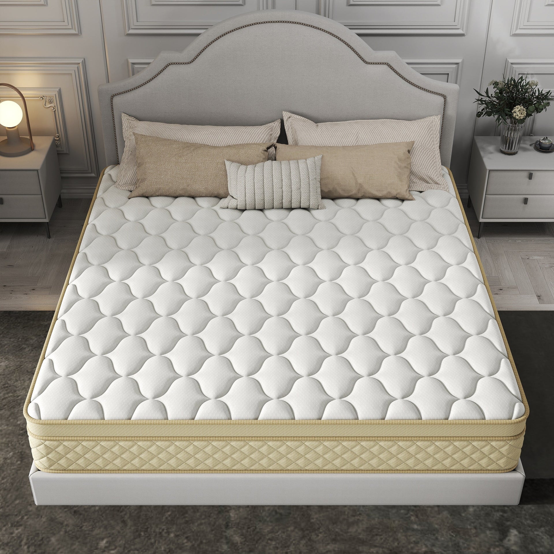 12 Euro Top Medium Memory Foam Hybrid Mattress in a Box