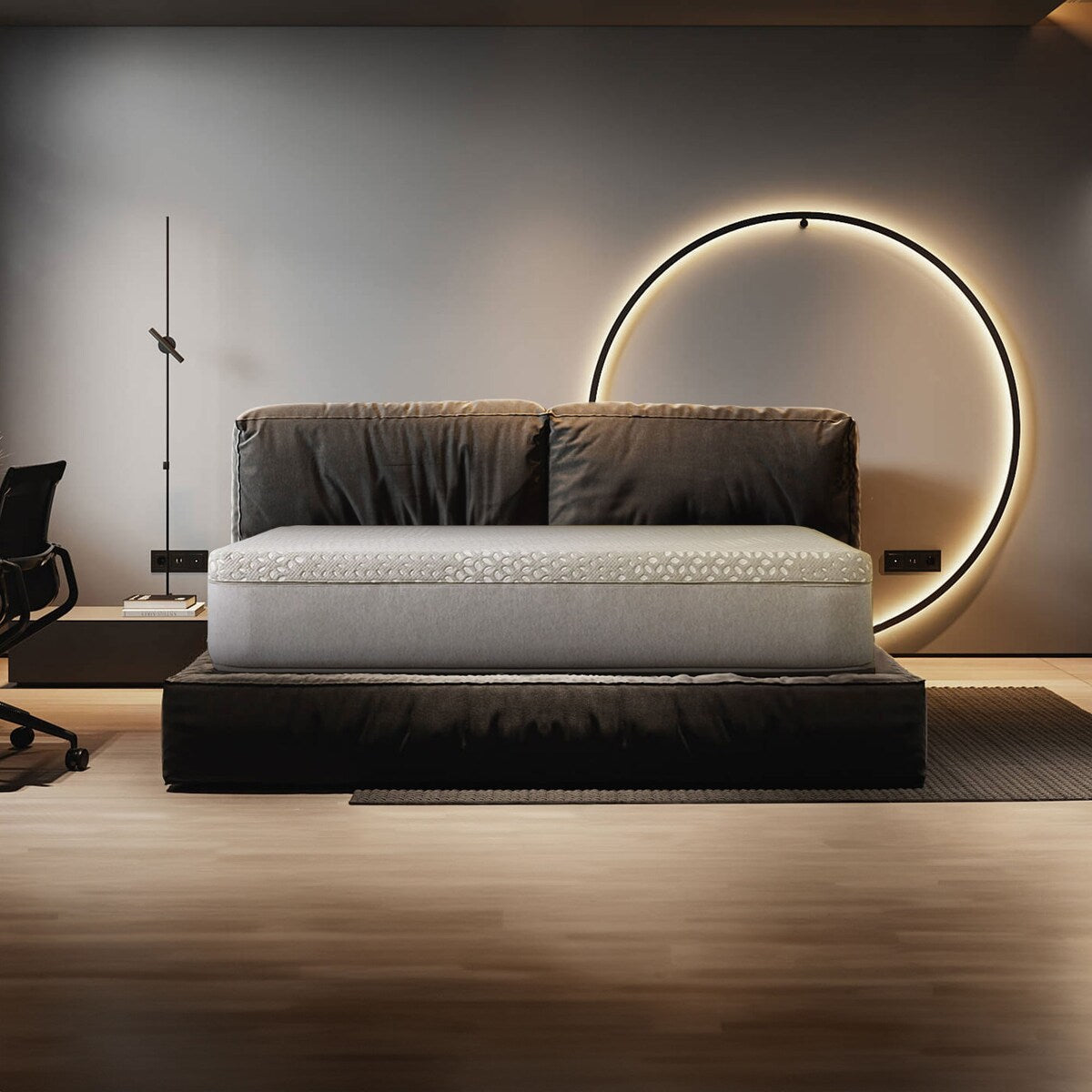 12 Foam Mattress - Medium - King, Specialty Foams Conform And Cushion