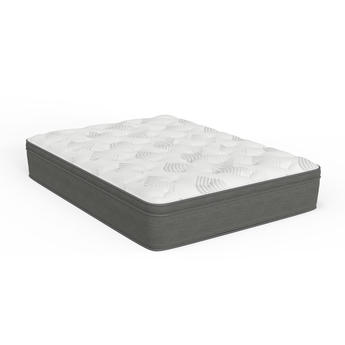 12 Hybrid Euro Top Plush Convoluted Foam Mattress
