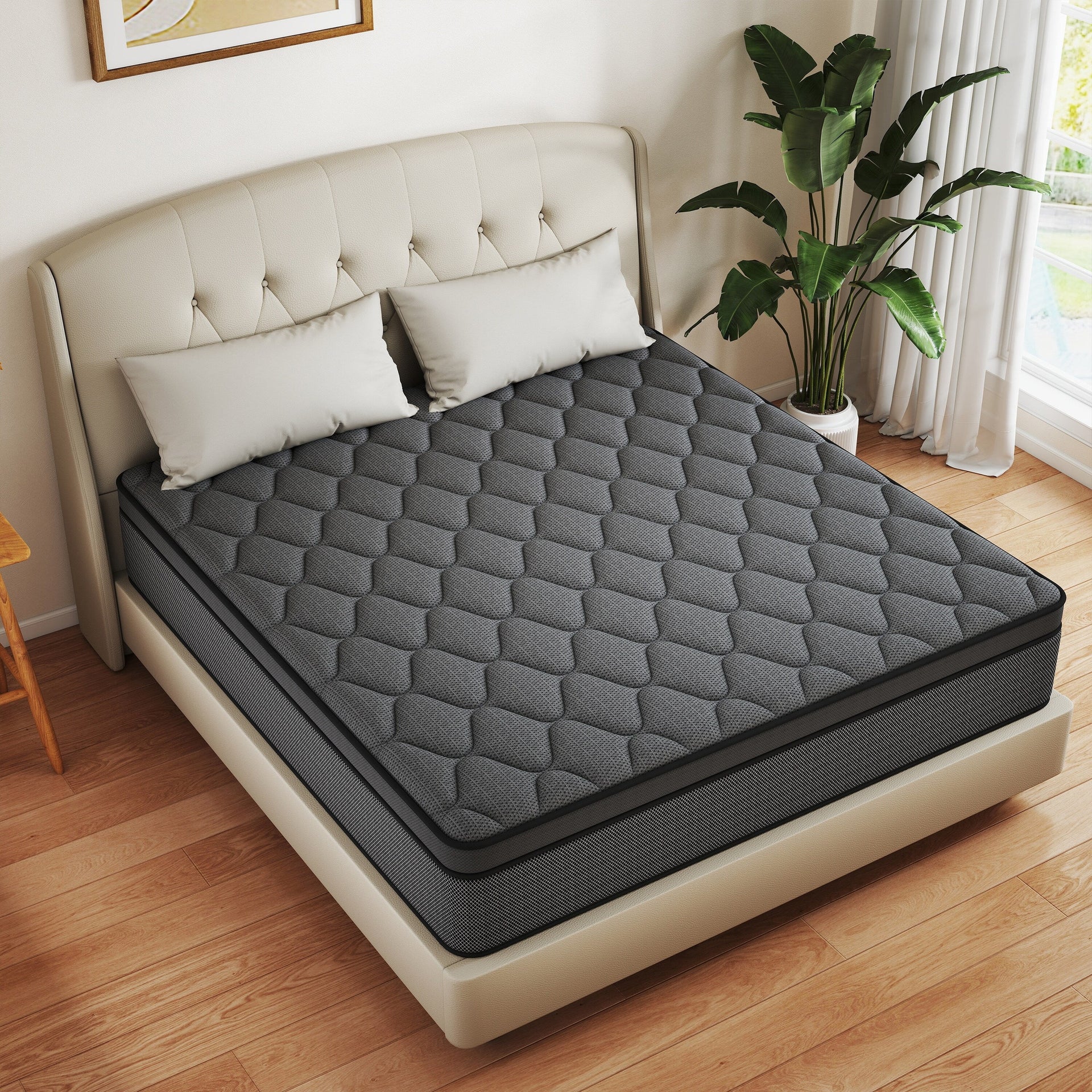 12 Medium Memory Foam Hybrid Mattress in a Box