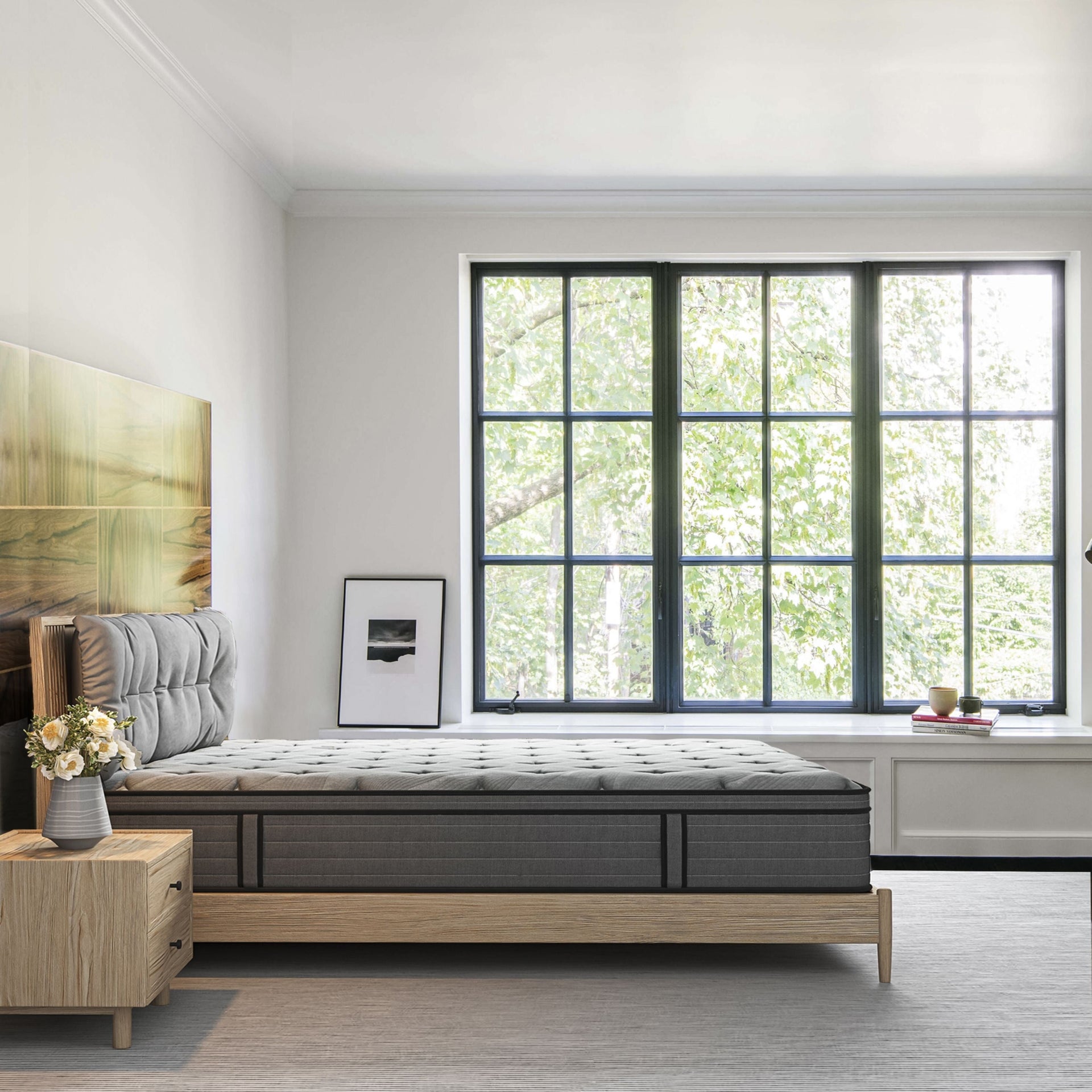 12'' Medium Memory Foam Hybrid Mattress in a Box, for Edge Support & Motion Isolation