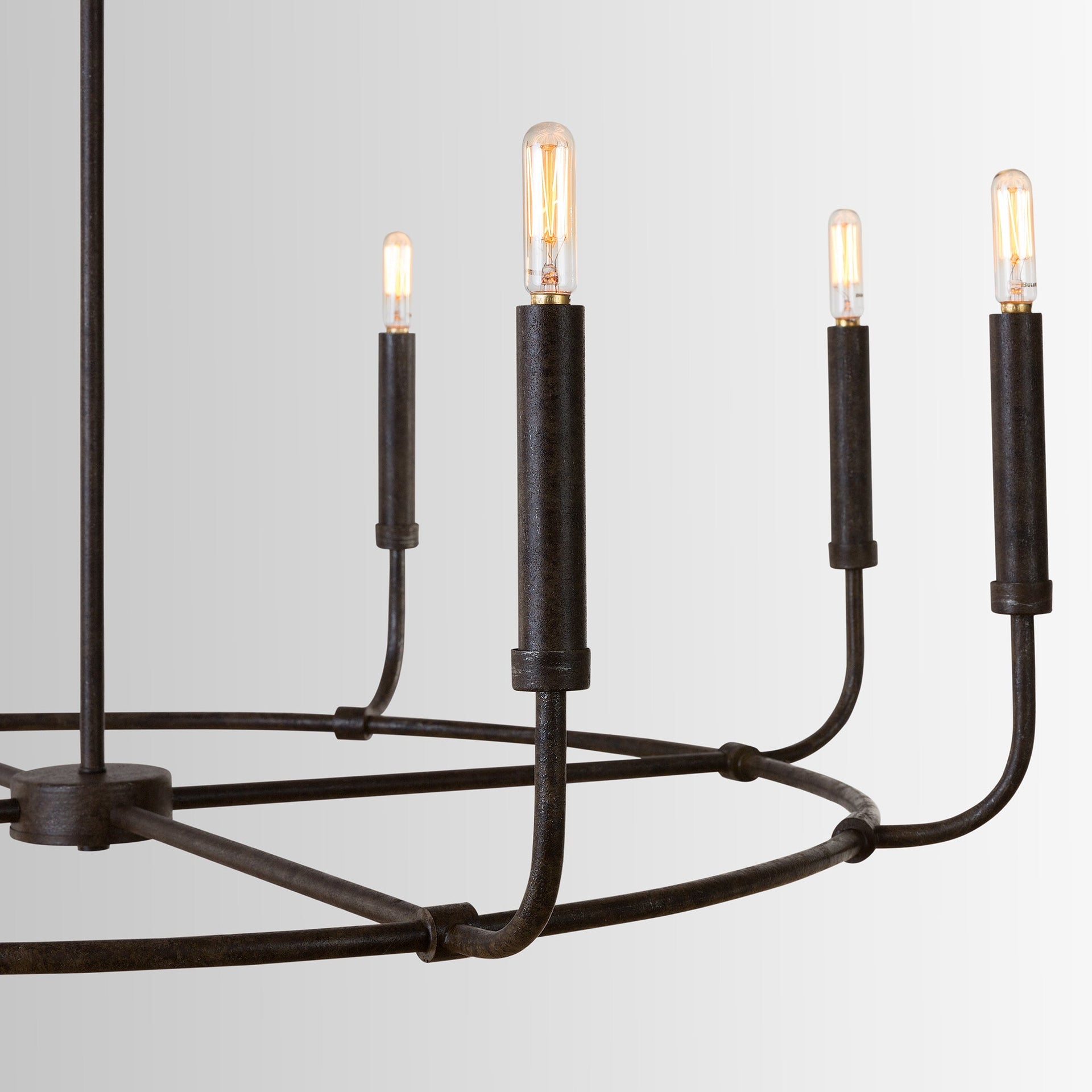 Zac 8-Light Chandelier - Mineral Brown