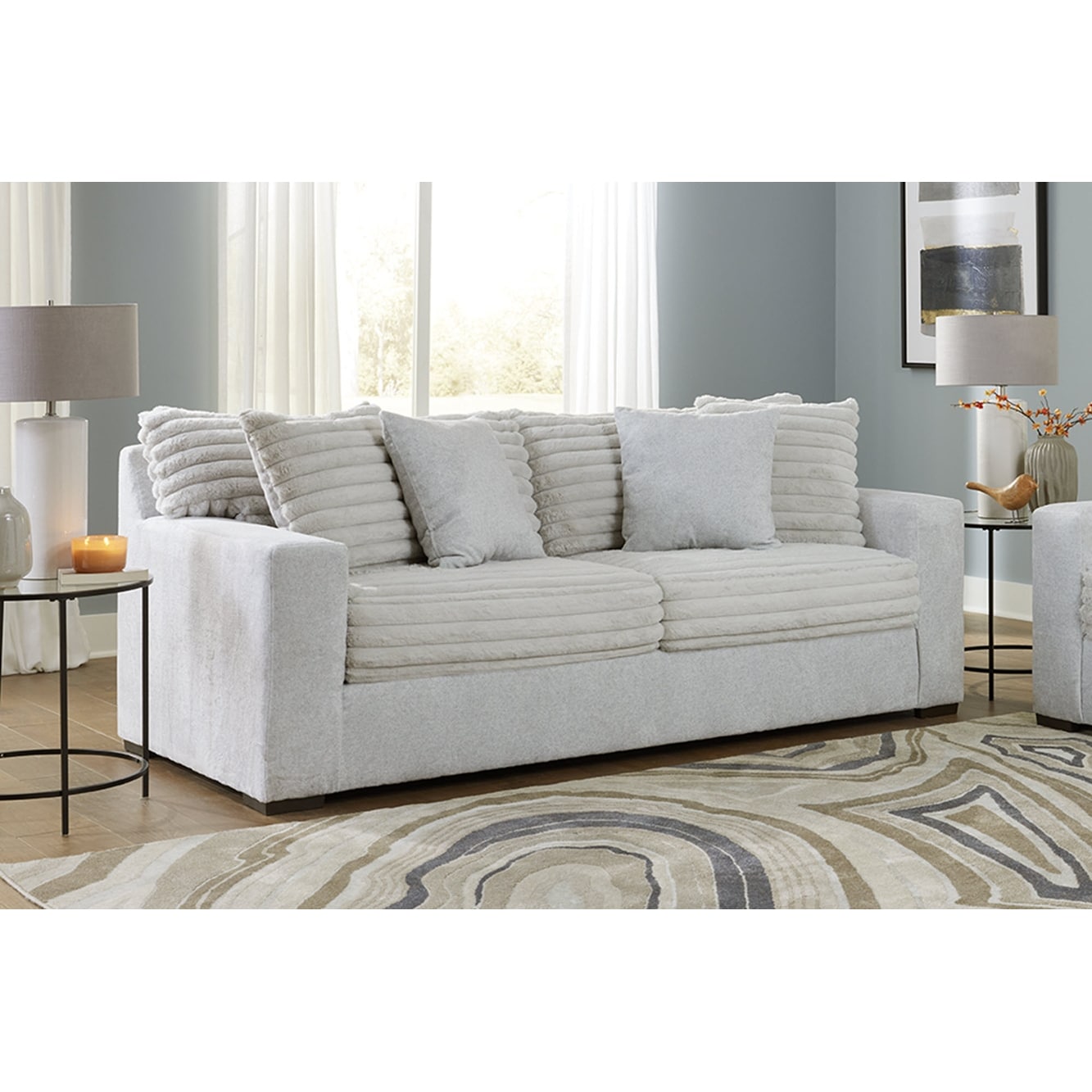 Woodhaven Furniture Studio Cord Sleeper Sofa