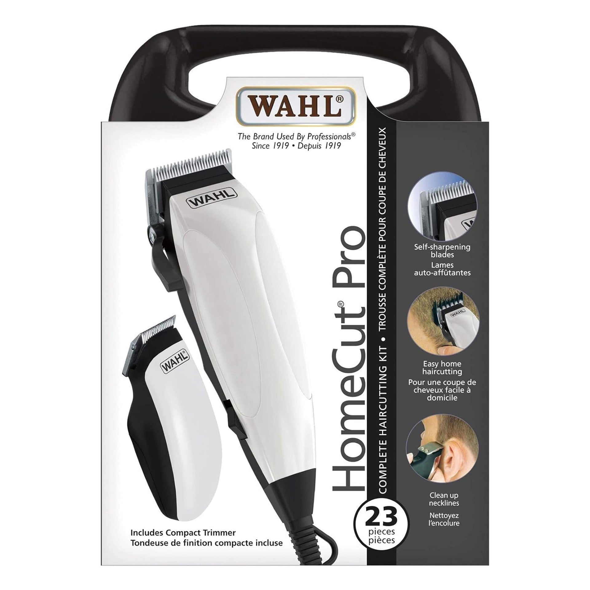 Wahl Pro 23 Piece Haircutting Kit with Detailer and Carry Case