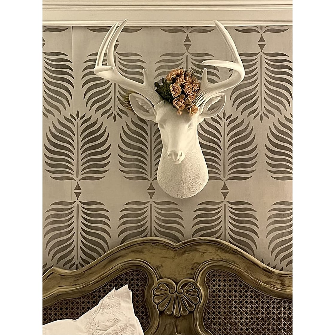 Wall Charmers White Deer Head