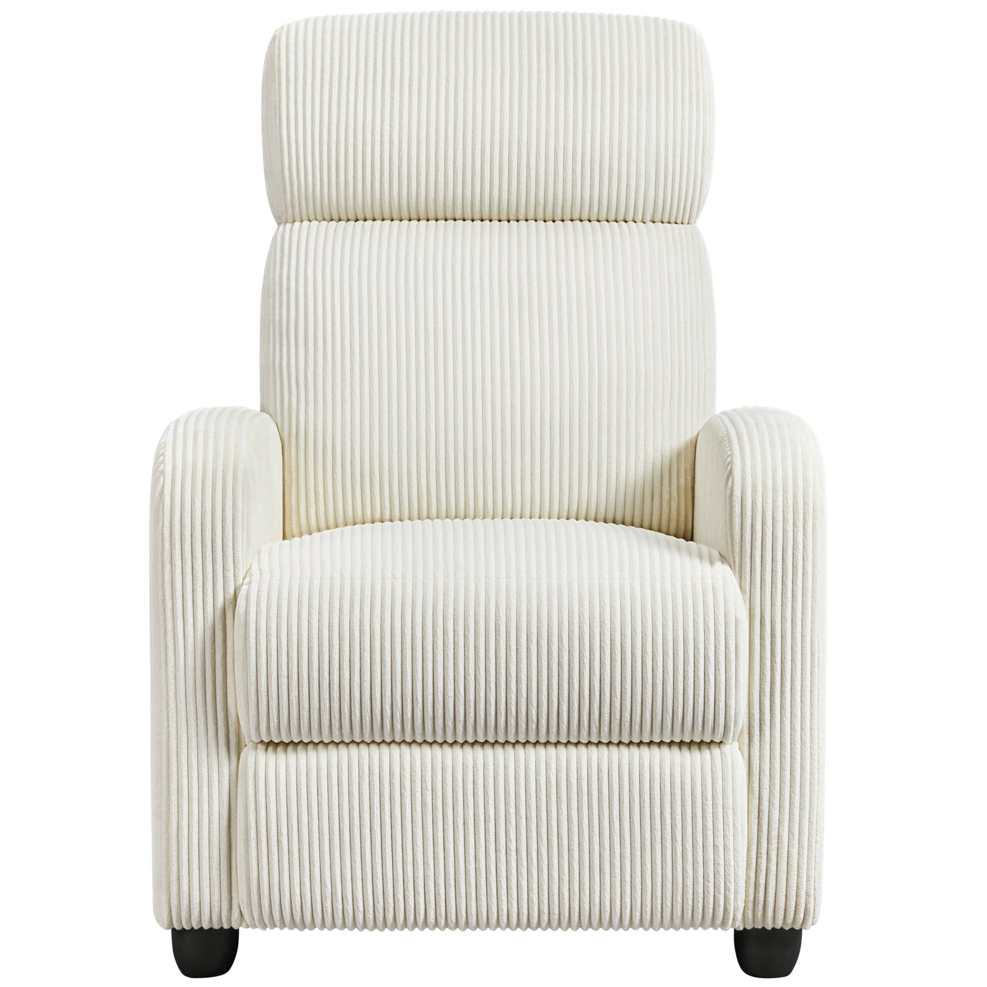Yaheetech Adjustable Modern Upholstered Recliner Chair with Pocket Springs for Living Room